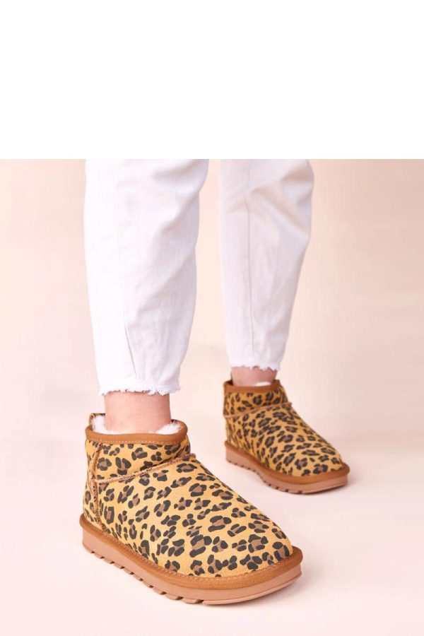 Brown Snow Boots...Fabric, Footbed and Platform Height