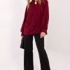 Red Blouse in Women`s Blouses, Tunics with Viscose