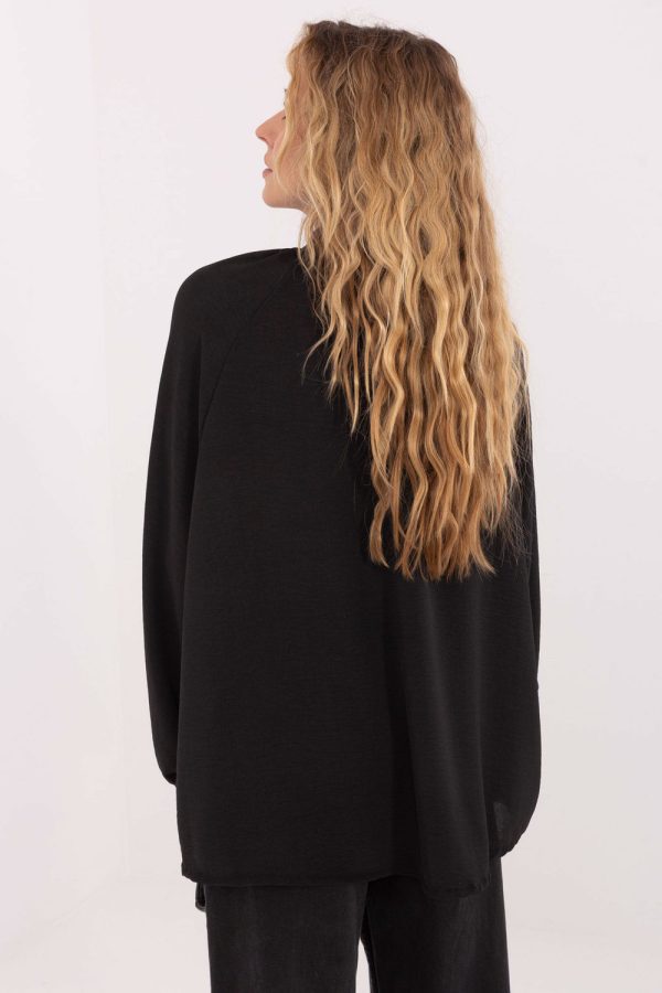 Black Blouse in Women`s Blouses, Tunics with Viscose