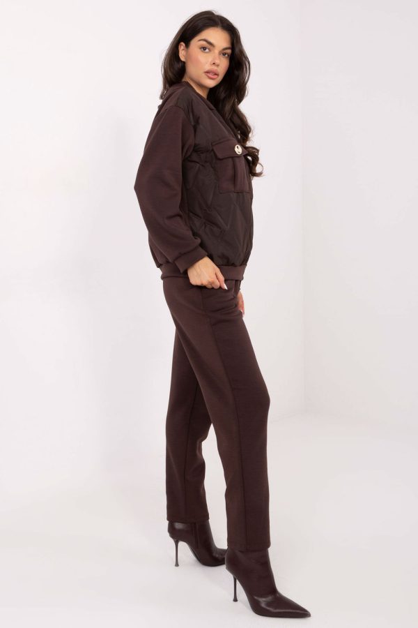 brown Set model 221092 Italy Moda