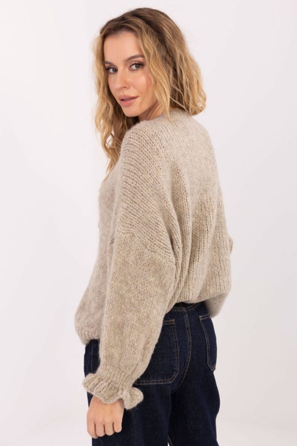beige Cardigan model 221067 Italy Moda