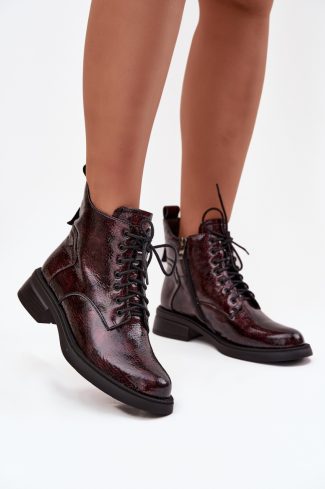 Red Boots in Women`s Ankle Boots & Booties with Fabric, Warmers, Footbed, Upper Height and Heel Height