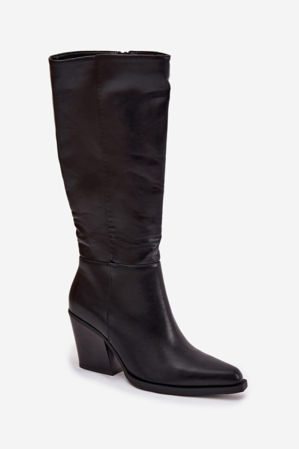 black Heel boots model 221156 Step in style