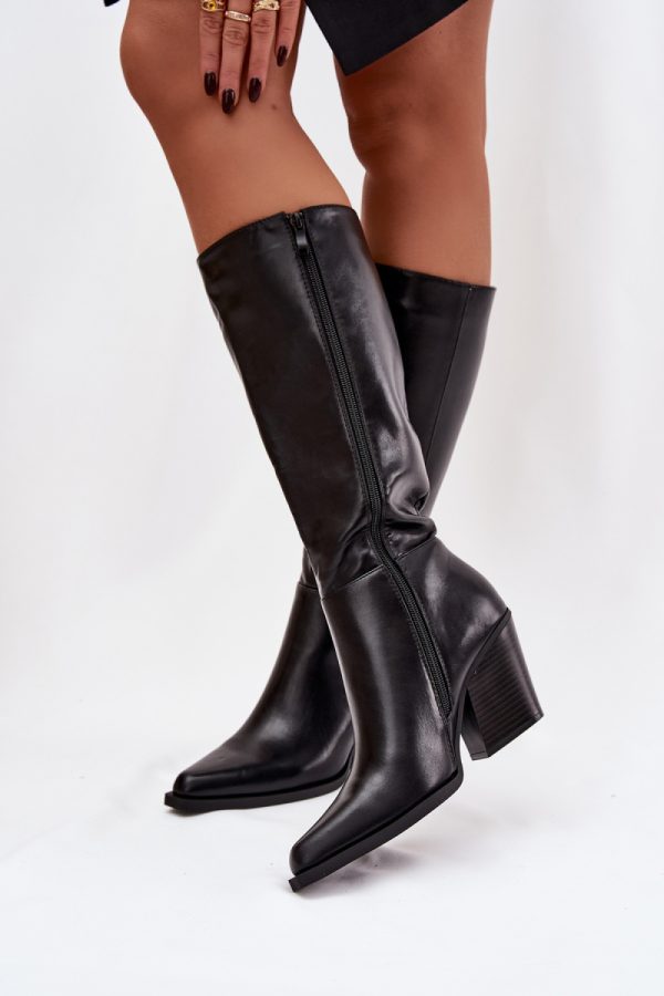 black Heel boots model 221156 Step in style