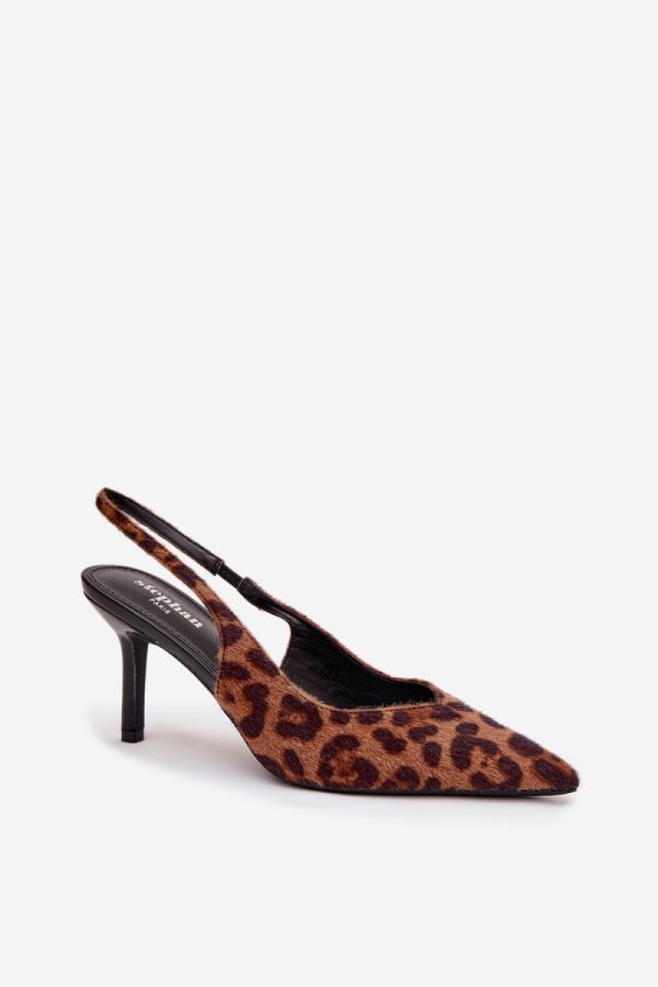 brown High heels model 221163 Step in style