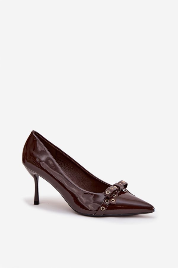 brown High heels model 221176 Step in style