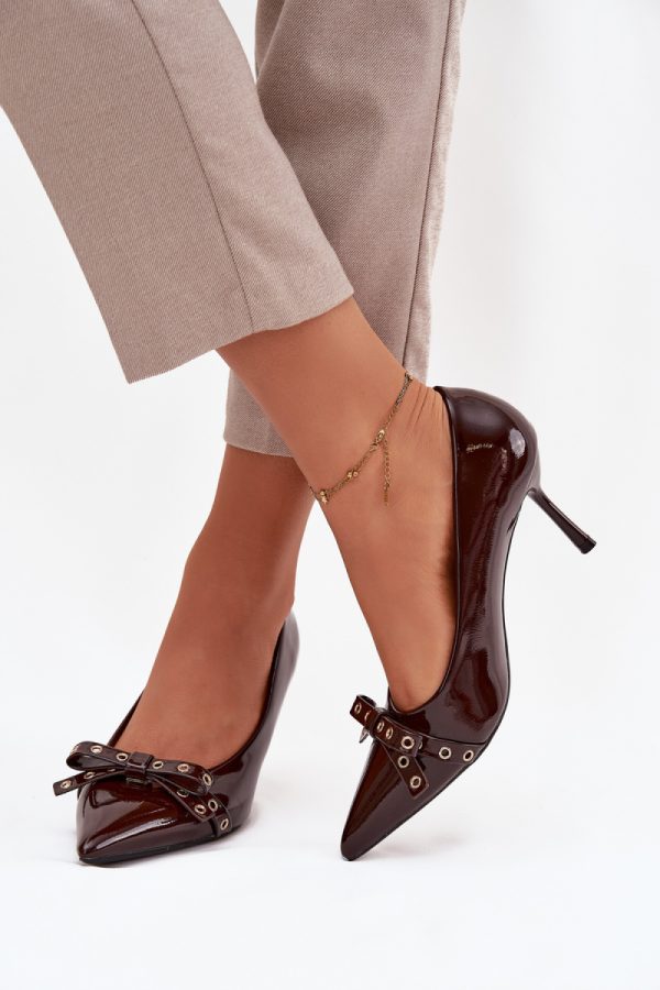 brown High heels model 221176 Step in style