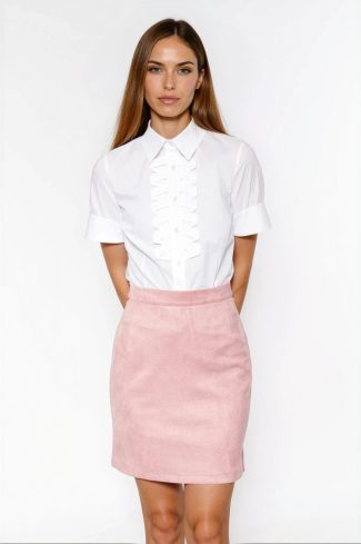 white Short sleeve shirt model 221225 Nife