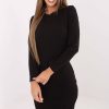 Black Daydress in Day Dresses with Cotton and Spandex
