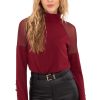 Red Blouse in Women`s Blouses, Tunics with Spandex, Polyester and Viscose