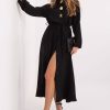 1103423 Black Daydress in Day Dresses of Spandex, Polyester and Viscose for Adult Women from Oomph! 221283