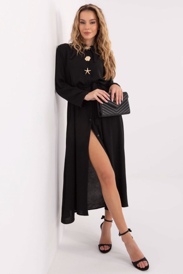 Black Daydress in Day Dresses of Spandex, Polyester and Viscose for Adult Women from Oomph! 221283