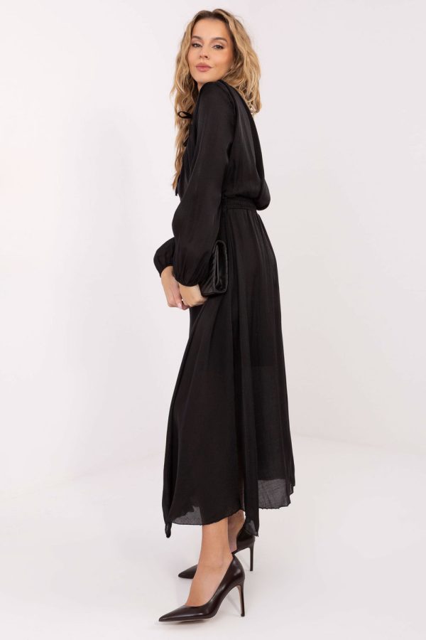 Black Daydress in Day Dresses with Lyocel and Polyester