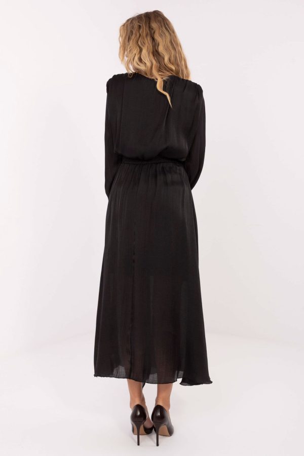 Black Daydress in Day Dresses with Lyocel and Polyester