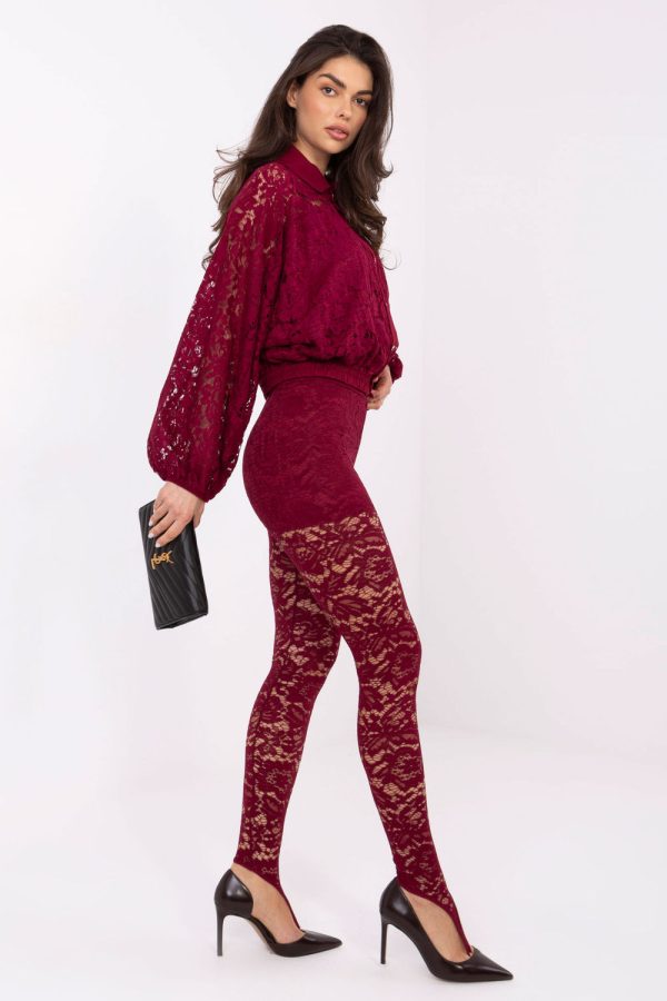 red Long sleeve shirt model 221296 Italy Moda