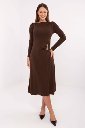 Brown Daydress in Day Dresses with Cotton and Viscose