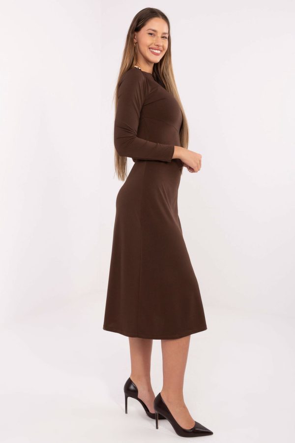 Brown Daydress in Day Dresses with Cotton and Viscose