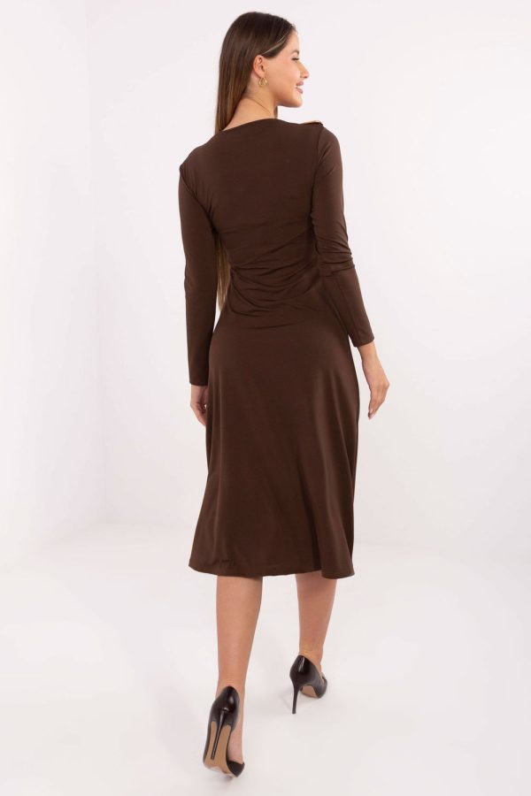 Brown Daydress in Day Dresses with Cotton and Viscose
