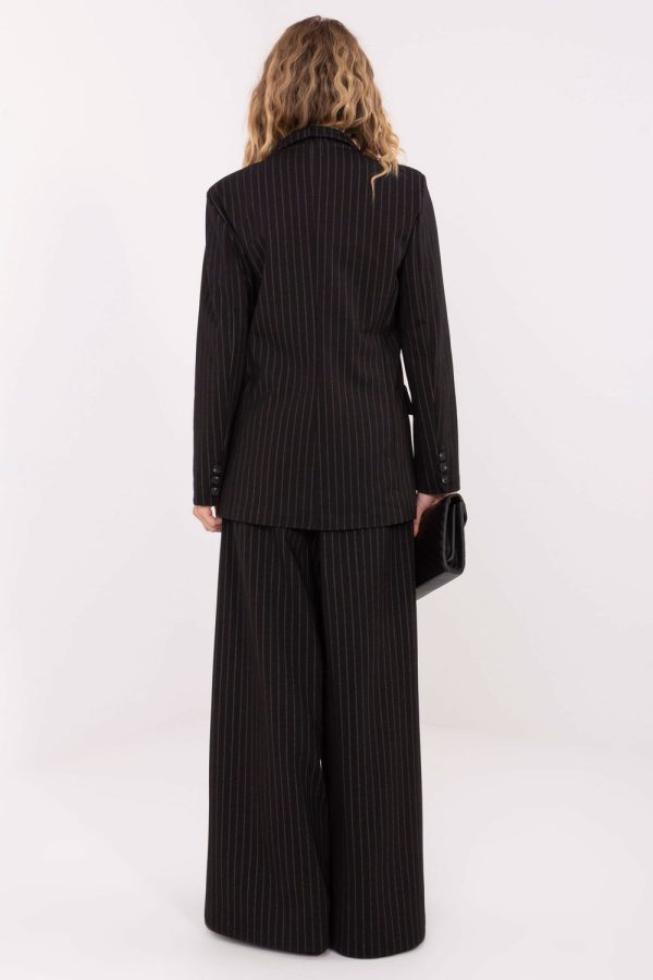 Black Jacket in Jackets, Vests For Women with Spandex, Nylon, Polyester and Viscose