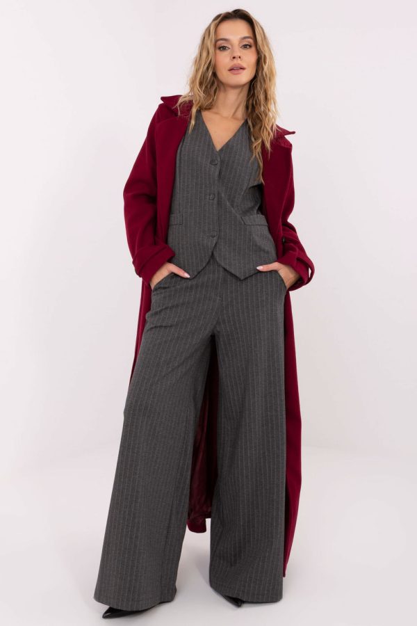 Grey Gilet in Jackets, Vests For Women with Spandex, Nylon, Polyester and Viscose