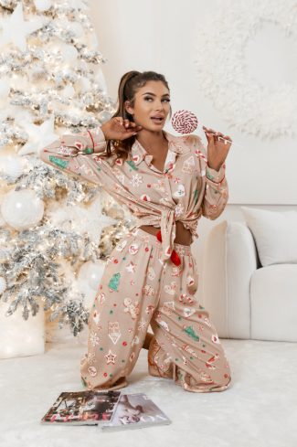Multicolor Pyjama in Women`s Pyjamas, Sleepwear Sets with Spandex and Viscose