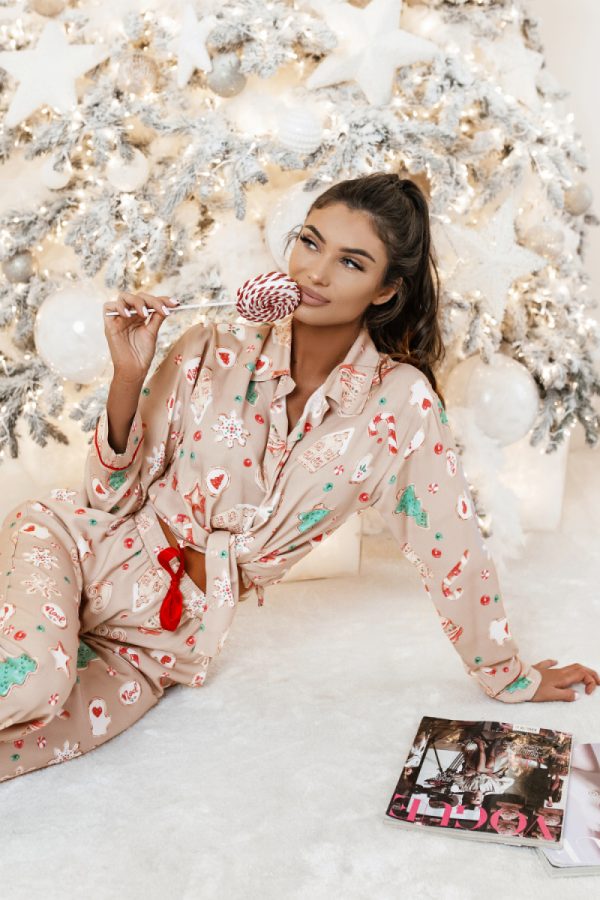 Multicolor Pyjama in Women`s Pyjamas, Sleepwear Sets with Spandex and Viscose