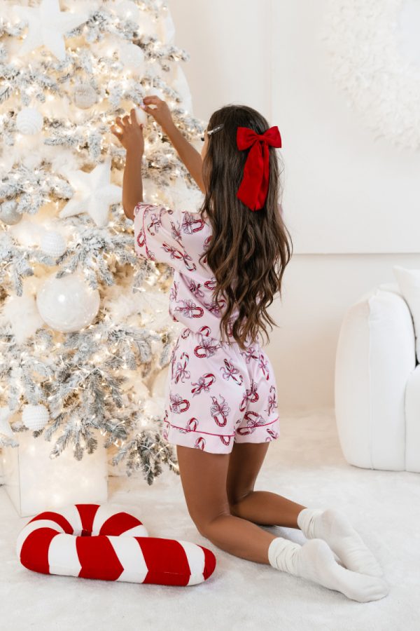 Pink Pyjama in Women`s Pyjamas, Sleepwear Sets with Spandex and Viscose
