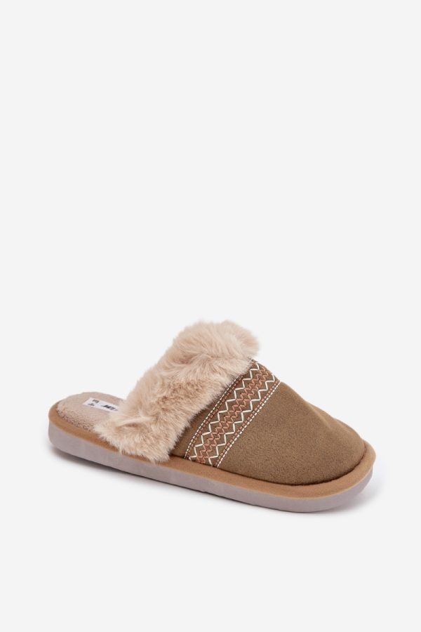 Green Slippers in Slippers For Women with Fabric, Warmers, Footbed and Sole Height