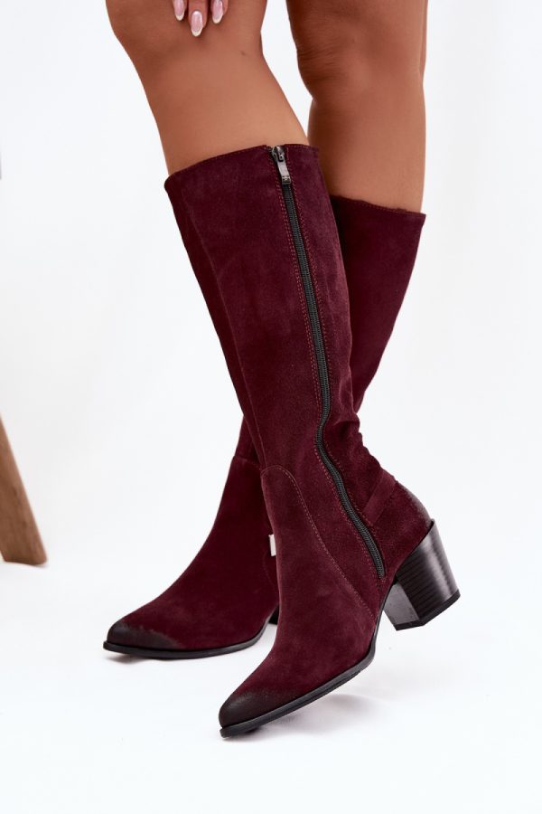 red Heel boots model 221524 Step in style