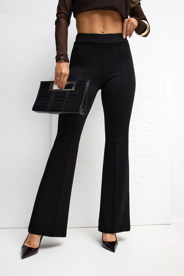 Black Tracksuit Trousers in Pants, Trousers, Shorts with Spandex and Viscose