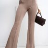 Beige Tracksuit Trousers in Pants, Trousers, Shorts with Spandex and Viscose