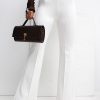 Beige Tracksuit Trousers in Pants, Trousers, Shorts with Spandex and Viscose