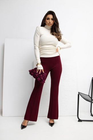 Red Tracksuit Trousers in Pants, Trousers, Shorts with Spandex and Viscose