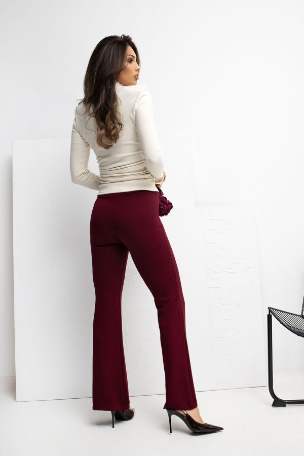 Red Tracksuit Trousers in Pants, Trousers, Shorts with Spandex and Viscose