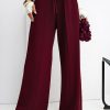 Red Tracksuit Trousers in Pants, Trousers, Shorts with Spandex and Viscose