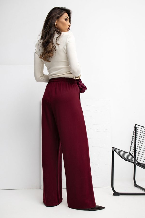 Red Tracksuit Trousers in Pants, Trousers, Shorts with Spandex and Viscose
