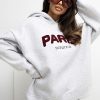 Grey Sweatshirt in Sweatshirts For Women with Cotton and Spandex