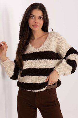Beige Jumper in Sweaters, Pullovers, Jumpers, Turtlenecks, Boleros, Shrugs with Acrylic, Alpaca, Polyester and Wool