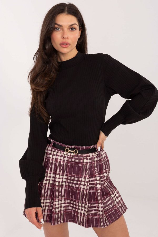 red Skort model 221571 Italy Moda