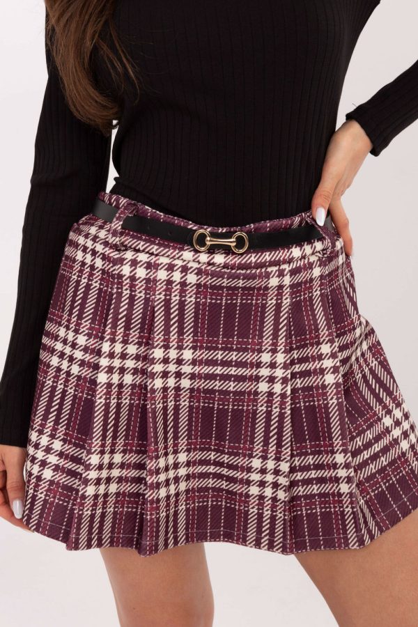red Skort model 221571 Italy Moda