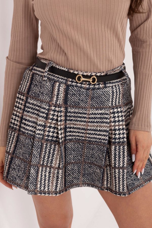 navy blue Skort model 221576 Italy Moda