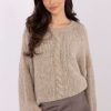 1104437 beige Jumper model 221579 Italy Moda