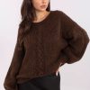 1104440 brown Jumper model 221580 Italy Moda