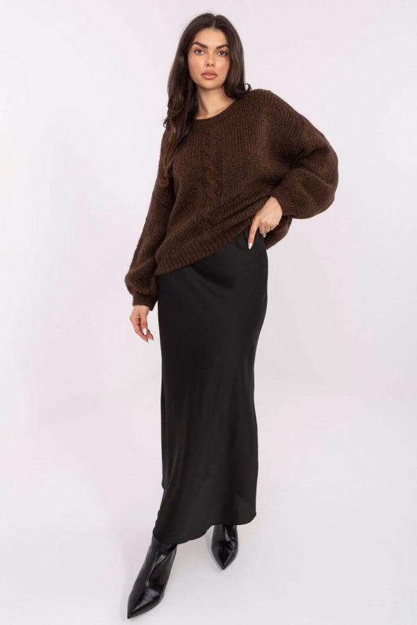 brown Jumper model 221580 Italy Moda