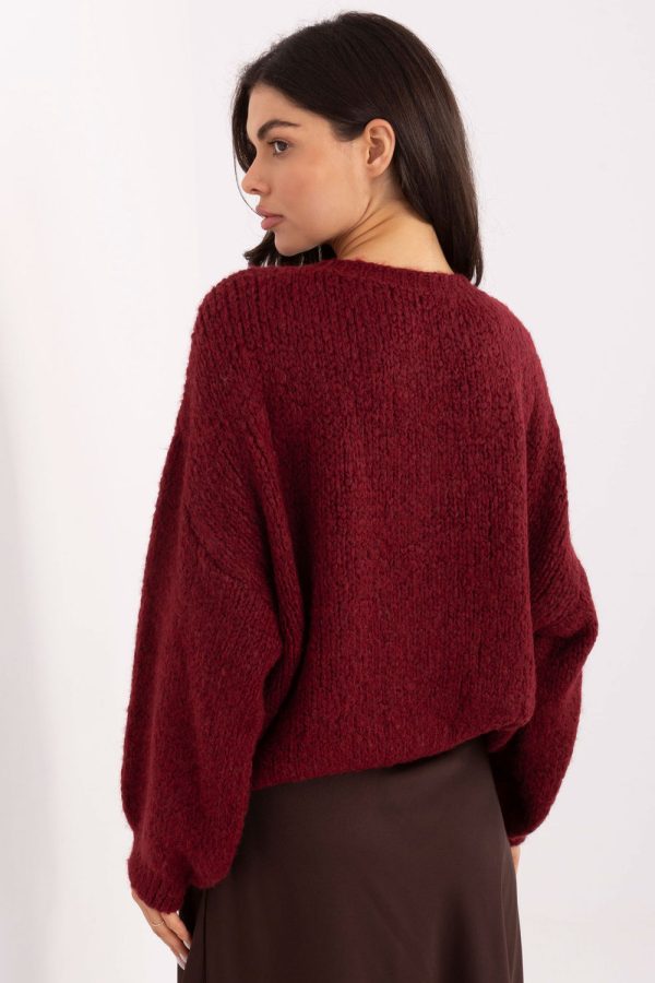 red Jumper model 221582 Italy Moda
