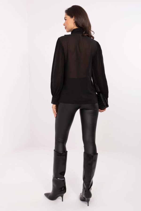 black Long sleeve shirt model 221590 Italy Moda