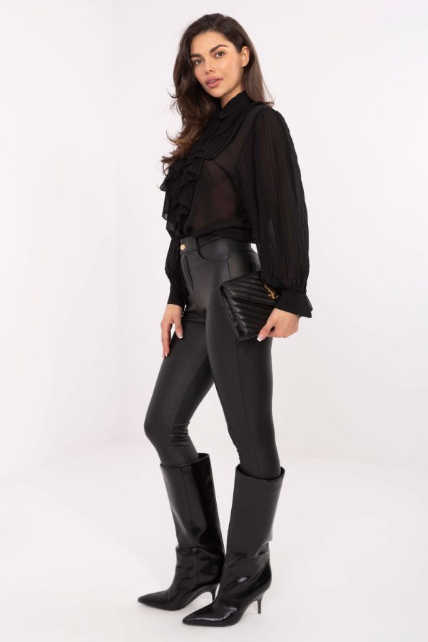 black Long sleeve shirt model 221590 Italy Moda