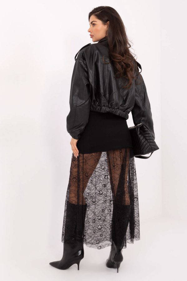 black Lace skirt model 221592 Italy Moda