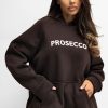 Brown Sweatshirt in Sweatshirts For Women with Cotton and Spandex