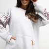 Grey Sweatshirt in Sweatshirts For Women with Cotton and Spandex